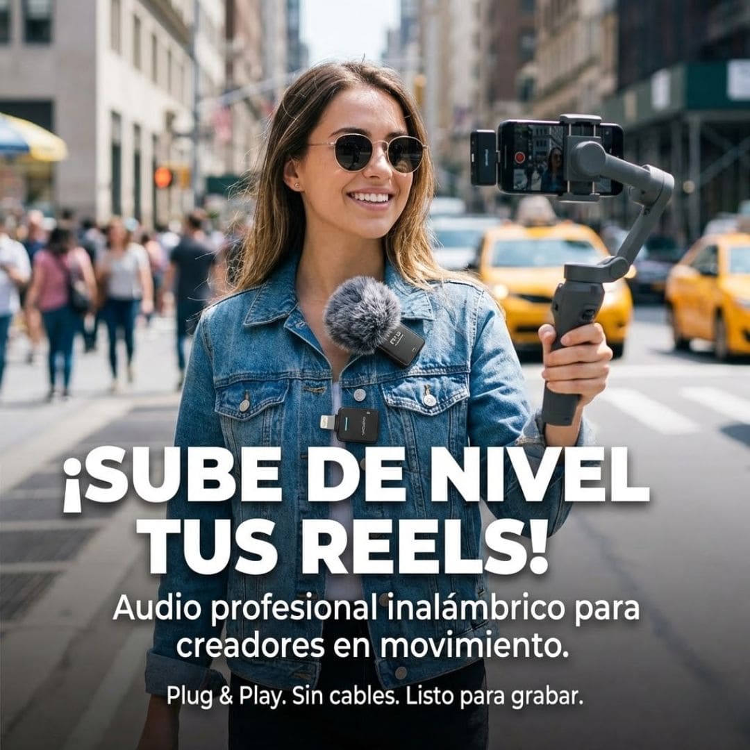 Microfono Solapa 3 en 1 | Android | Iphone | PC