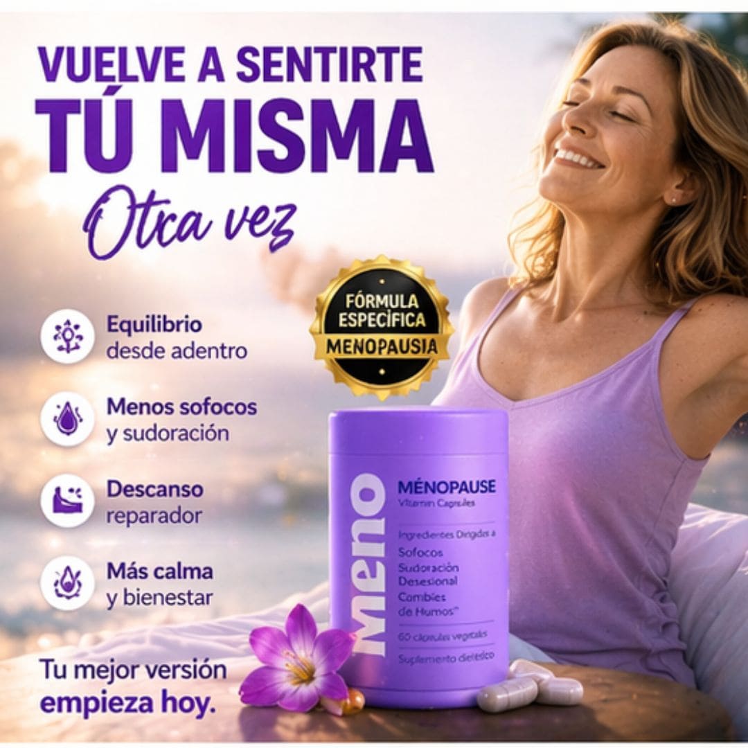 Meno | Menopause | Vitamina en capsula