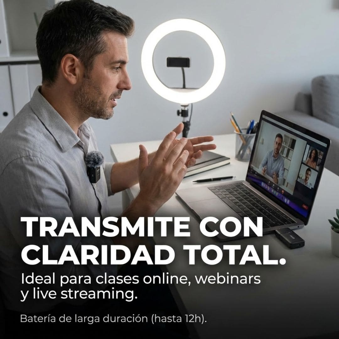 Microfono Solapa 3 en 1 | Android | Iphone | PC