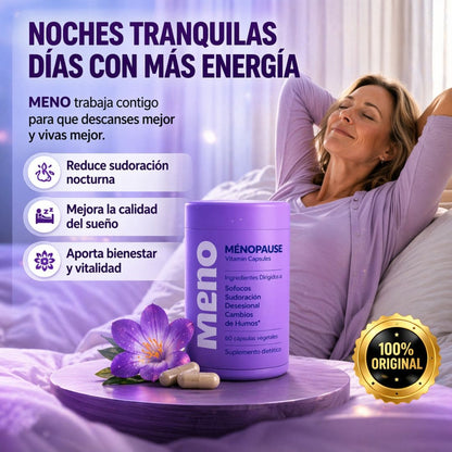 Meno | Menopause | Vitamina en capsula