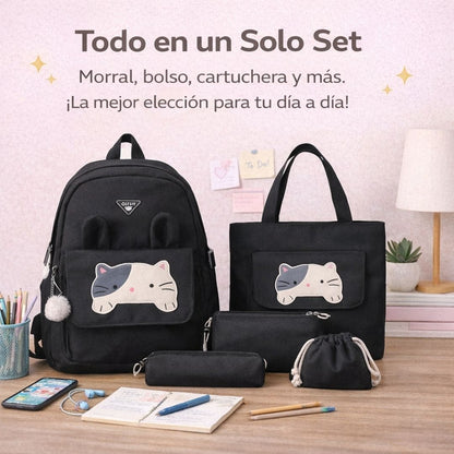 bolso de gatico 5 en 1