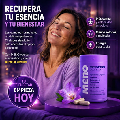 Meno | Menopause | Vitamina en capsula
