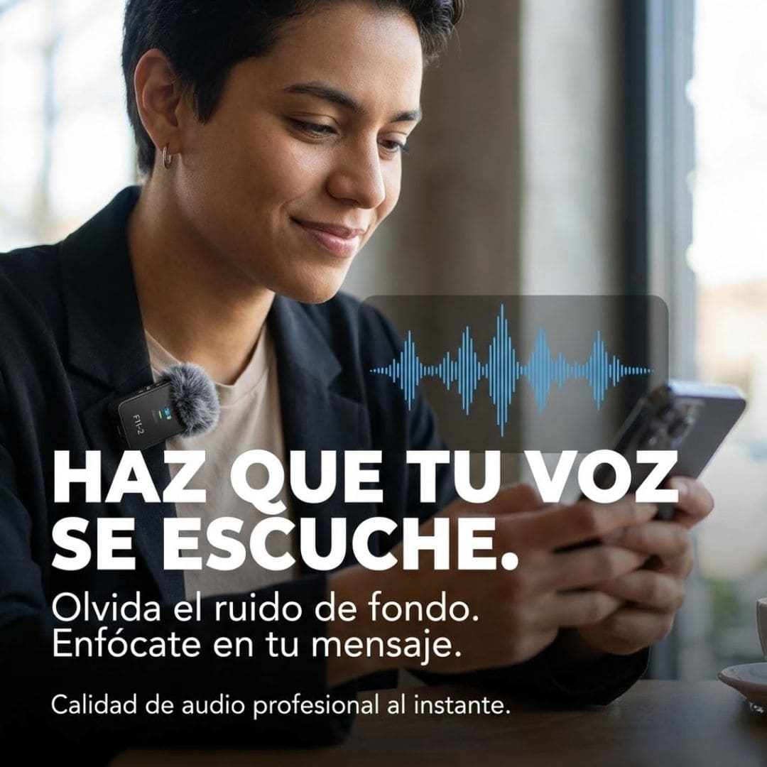 Microfono Solapa 3 en 1 | Android | Iphone | PC