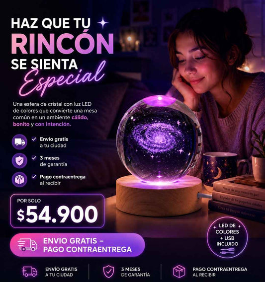 esfera de cristal 3D edicion especial