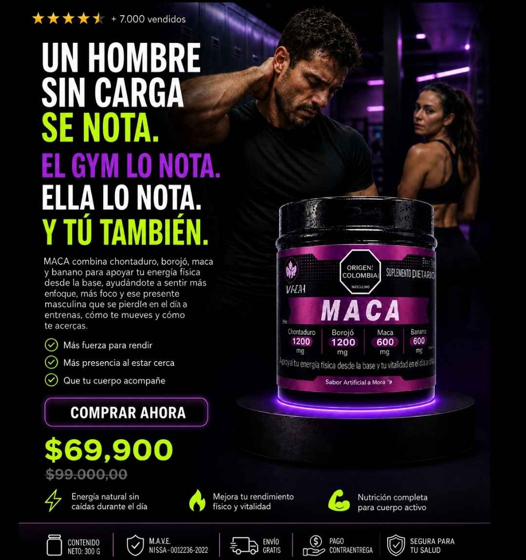 maca | potencia y vitalidad